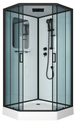 Niagara NG-6901D BLACK 90х90 душевая кабина низкий поддон