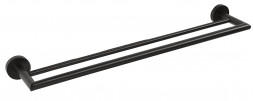 Bemeta Dark 104204050 Полотенцедержатель двойной 600 мм
