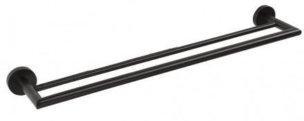 Bemeta Dark 104204050 Полотенцедержатель двойной 600 мм