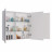 Lemark UNIVERSAL LM120ZS-U шкаф зеркальный 120 см