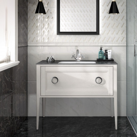 Kerama Marazzi Plaza Classic Neo 100 тумба напольная с ящиком, белая матовая
