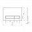Veconi Square Design VFSD003WHG Кнопка смыва