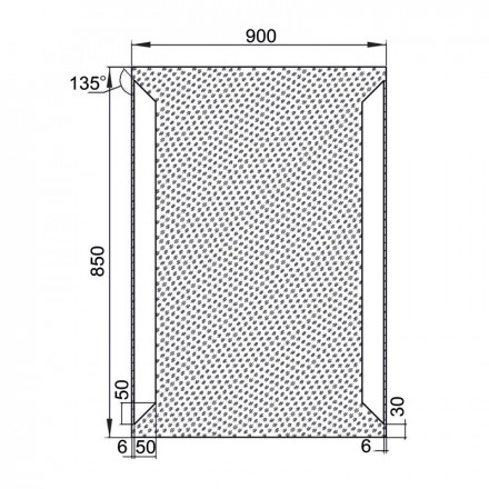 Aquanet Сорренто 9085 LED зеркало