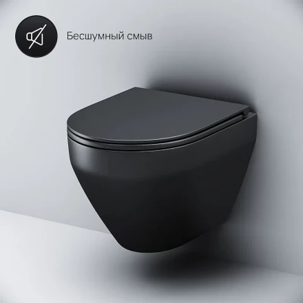 Am.pm Spirit V2.0 C701700MBSC Унитаз подвесной FlashClean с сиденьем микролифт
