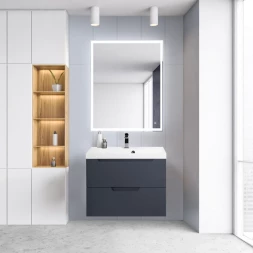 BelBagno MARINO-700-2C-SO-BL-P тумба с раковиной подвесная