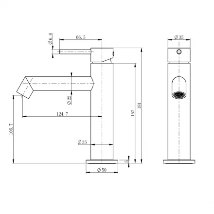 Wonzon &amp; Woghand WW-H1063-CR Смеситель для раковины хром