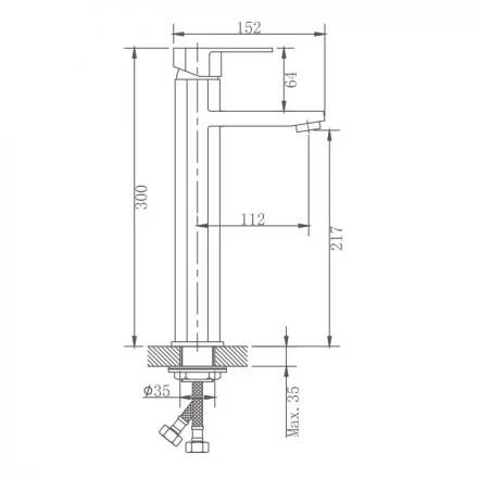 Haiba HB11806 Смеситель для раковины