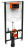 Vitra S20 9004B003-7207 Унитаз подвесной в комплекте с инсталляцией (клавиша хром)