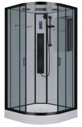Niagara NG-6901G BLACK 90х90 душевая кабина низкий поддон