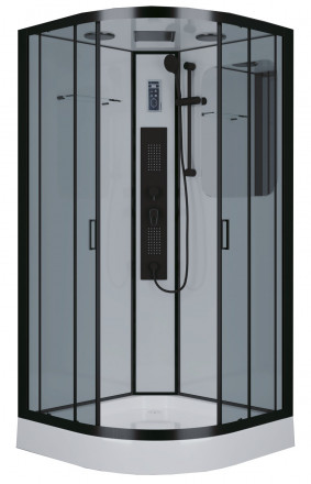 Niagara NG-6901G BLACK 90х90 душевая кабина низкий поддон