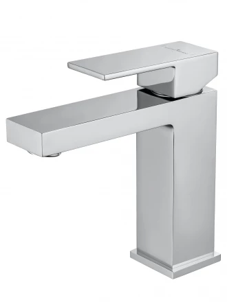 Wonzon &amp; Woghand Cube WW-88139016-CR Смеситель для раковины черный матовый