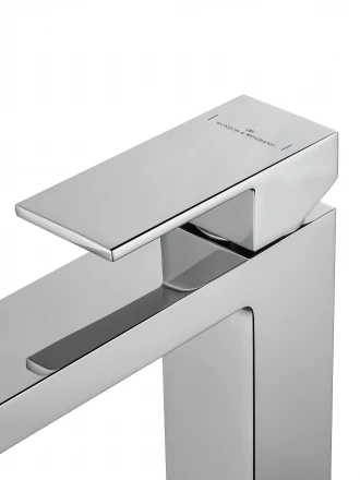 Wonzon &amp; Woghand Cube WW-88139016-CR Смеситель для раковины черный матовый