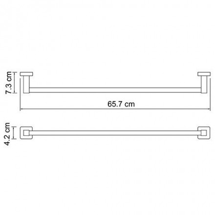 Wasserkraft Lippe K-6530 Держатель полотенец, штанга