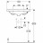 Geberit Acanto 500.620.01.2 Раковина 60x48