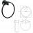 Bemeta Dark 104204060 Кольцо для полотенец