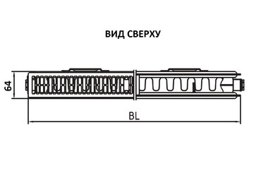 Kermi радиатор стальной 500x400 FKO 12 двурядный