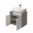 Kerama Marazzi PRO 60 тумба подвесная 2 дверцы, белая глянцевая