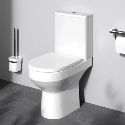 Am.pm Spirit V2.0 C708600WH Напольный унитаз-компакт FlashClean без сиденья