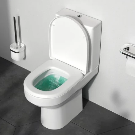Am.pm Spirit V2.0 C708600WH Напольный унитаз-компакт FlashClean без сиденья