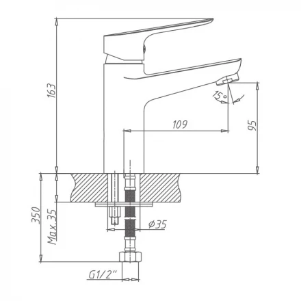 Haiba HB10506 Смеситель для раковины