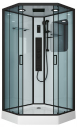 Niagara NG-6901GD BLACK 90х90 душевая кабина низкий поддон