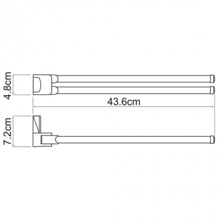 Wasserkraft Leine WHITE К-5031WHITE Держатель полотенец рога