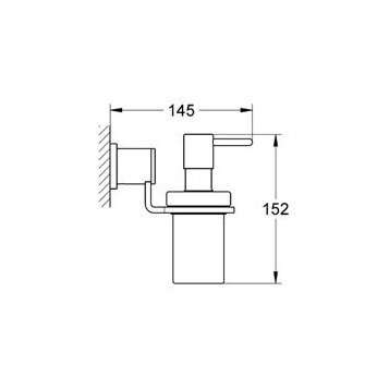 Grohe Allure 40363000 Дозатор жидкого мыла
