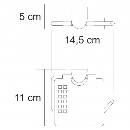 Wasserkraft Kammel K-8325 Держатель туалетной бумаги
