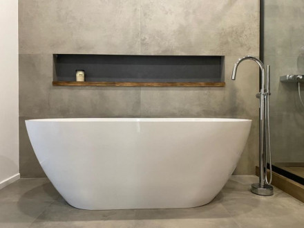 Aquastone Бали 170 Ванна из искусственного камня