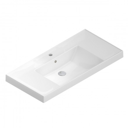 Kerama Marazzi Cubo 100 раковина, белая глянцевая