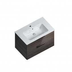 Kerama Marazzi Piano 75 тумба подвесная с ящиками, дымчатый вяз