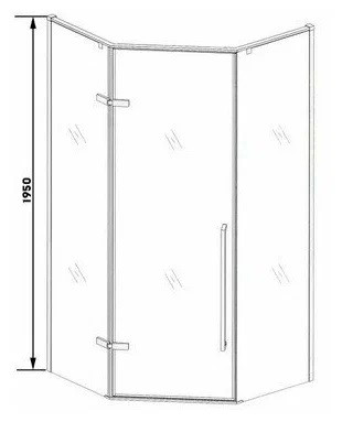 Cerutti C3AB Душевой угол 90x90