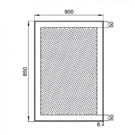 Aquanet Алассио 9085 LED зеркало