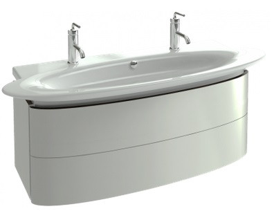 Jacob Delafon Presquile EB1105-G1C тумба под раковину 130 белый лак