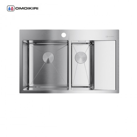 Omoikiri Akisame 78-2-IN-L мойка 780x510 нержавеющая сталь