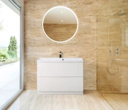 BelBagno MARINO-CER-1000-2C-SO-BL-P тумба с раковиной подвесная