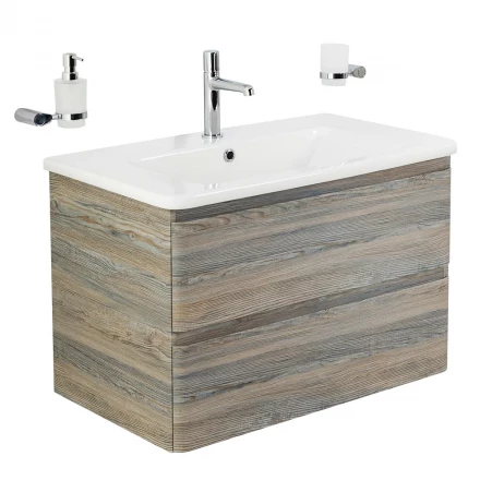 BelBagno VITTORIA-1000-2C-SO-TB-P тумба с раковиной подвесная