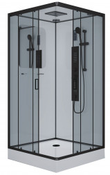 Niagara NG-6901GQ BLACK 90х90 душевая кабина низкий поддон
