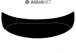 Aquanet Arona Панель фронтальная для ванны черная