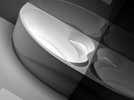 Aquanet Mayorca 150x100 правая акриловая ванна без гидромассажа
