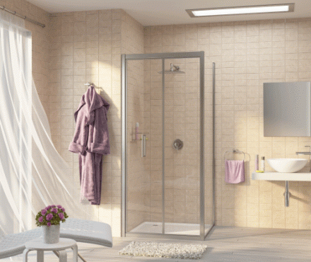 WasserKRAFT Weser 78F03 Душевой угол 90x90