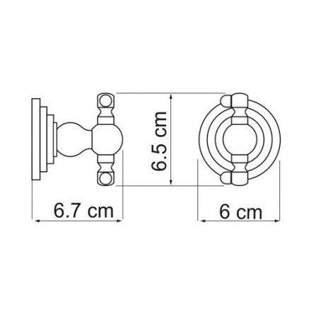 Wasserkraft Isar К-7323 Крючок двойной