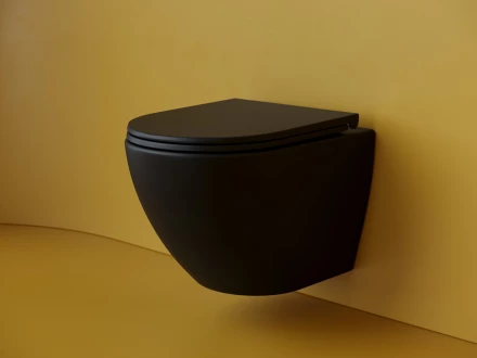 Ceramicanova Metropol CN4002TMB Унитаз подсвесной торнадо безободковый