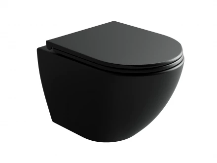 Ceramicanova Metropol CN4002TMB Унитаз подсвесной торнадо безободковый