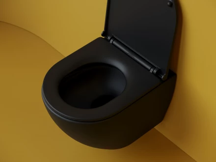 Ceramicanova Metropol CN4002TMB Унитаз подсвесной торнадо безободковый