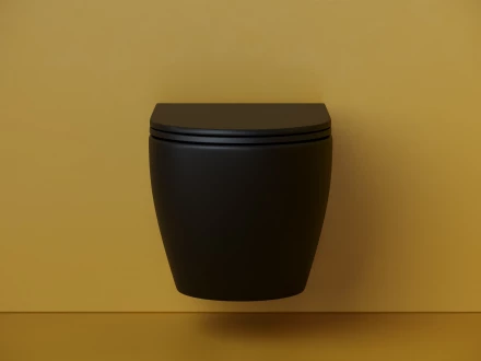 Ceramicanova Metropol CN4002TMB Унитаз подсвесной торнадо безободковый
