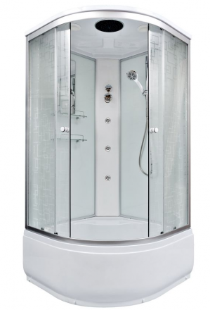 Deto ЕМ4590 Душевая Кабина 90x90 с гидромассажем