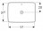 Geberit Variform 500.736.01.2 Раковина 55x40