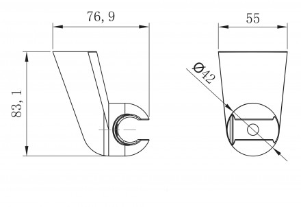 Lemark LM8080C Настенное крепление