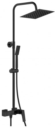 RUSH Thira TR3635-50Black Душевая стойка для ванны